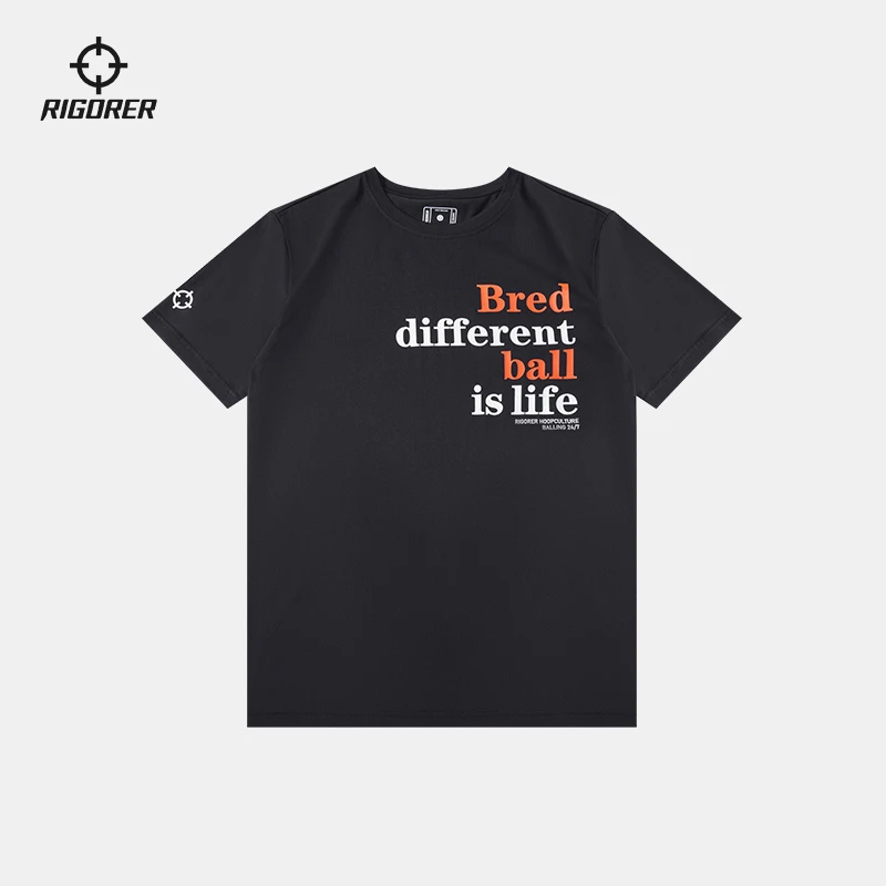 准者2023夏季新品运动T恤男女篮球跑步健身冰丝透气休闲圆领上衣