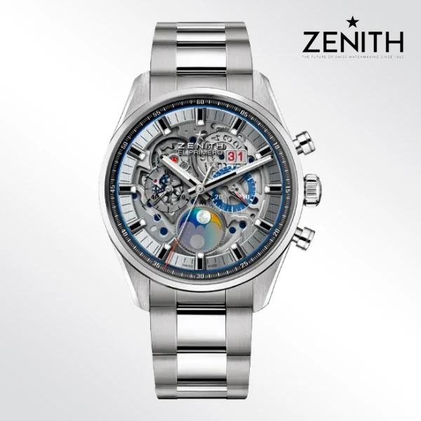 99新 Zenith/真力时 /旗舰系列/45表径/大日历镂空表