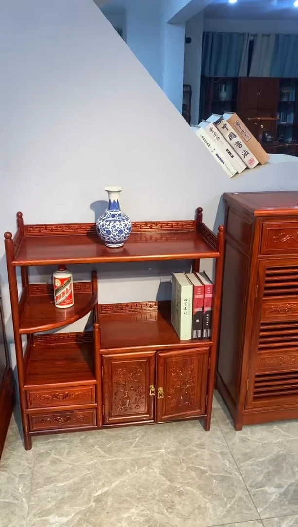 【闪购商品】花梨木类成套家具刺猬紫檀80茶水柜
