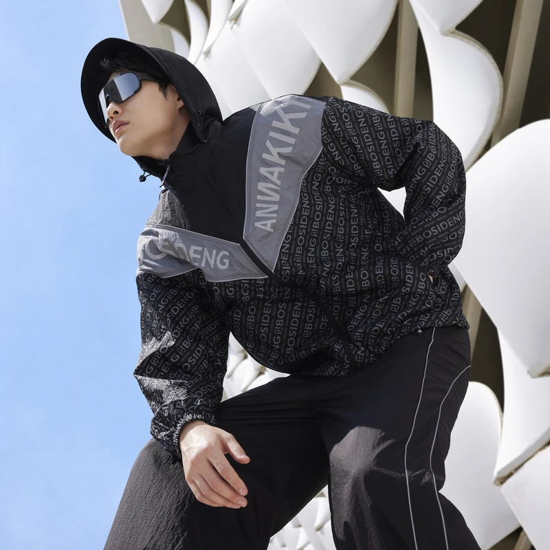 【波司登】联盟风感波粒2024夏男中长款联名户外防晒服B40523209