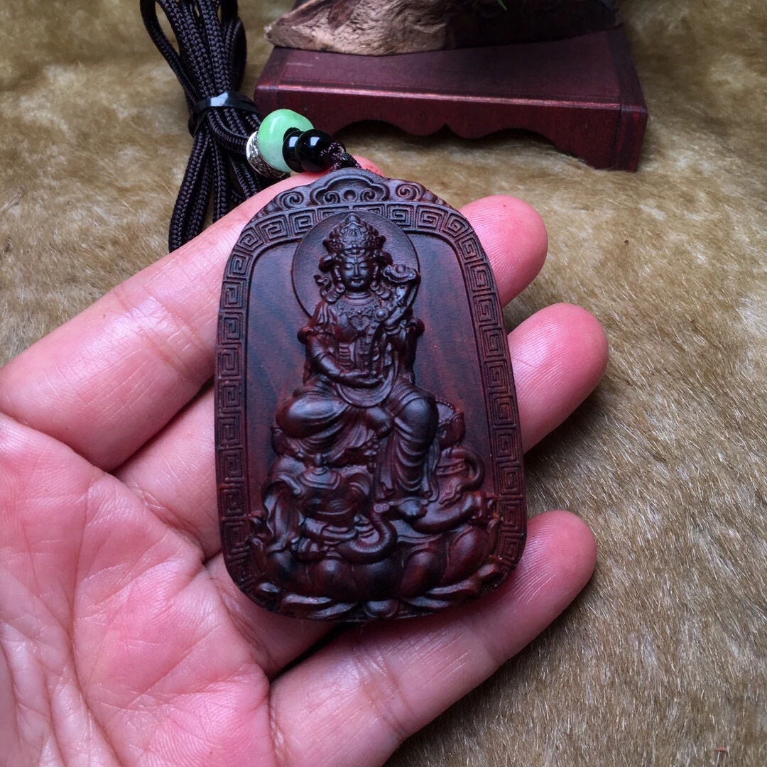 海南黄花梨  普贤菩萨蛇的守护神  461牌子