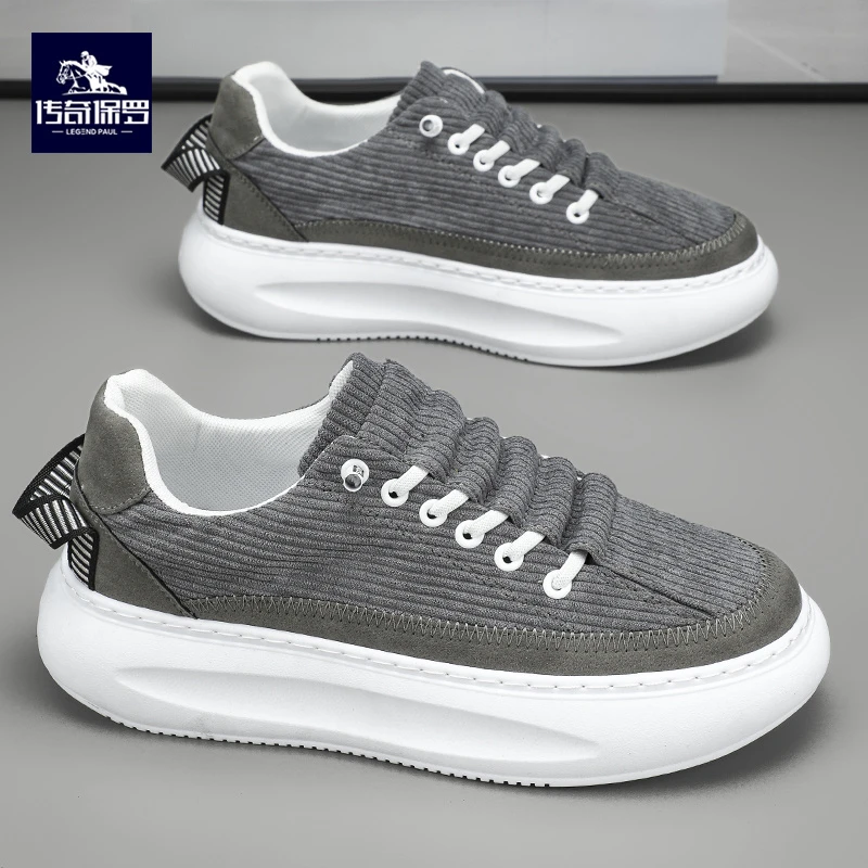 传奇保罗男鞋2024夏季新款时尚百搭潮鞋防滑透气男士休闲鞋子男款