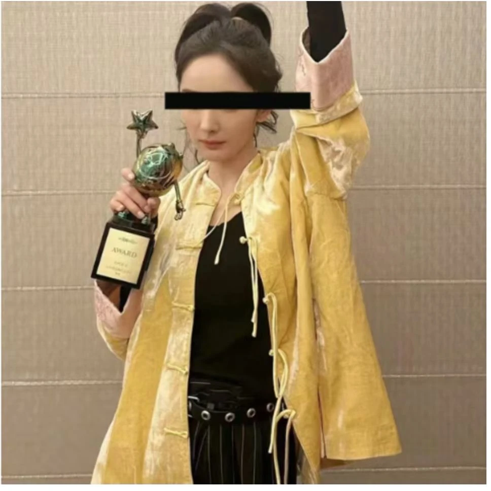【锦瑟年年】新中式汉服衬衫中国风宽松扣提花外套.D3B0282