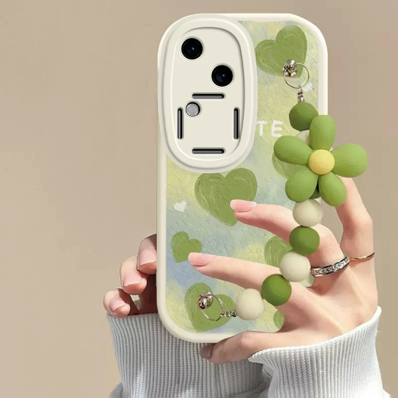 vivos18手机壳新款绿色小清新女款ins网红全包防摔保护套硅胶软壳