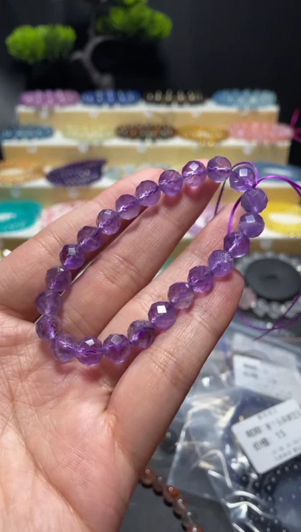 【闪购商品】水晶手链未镶嵌紫水晶手串