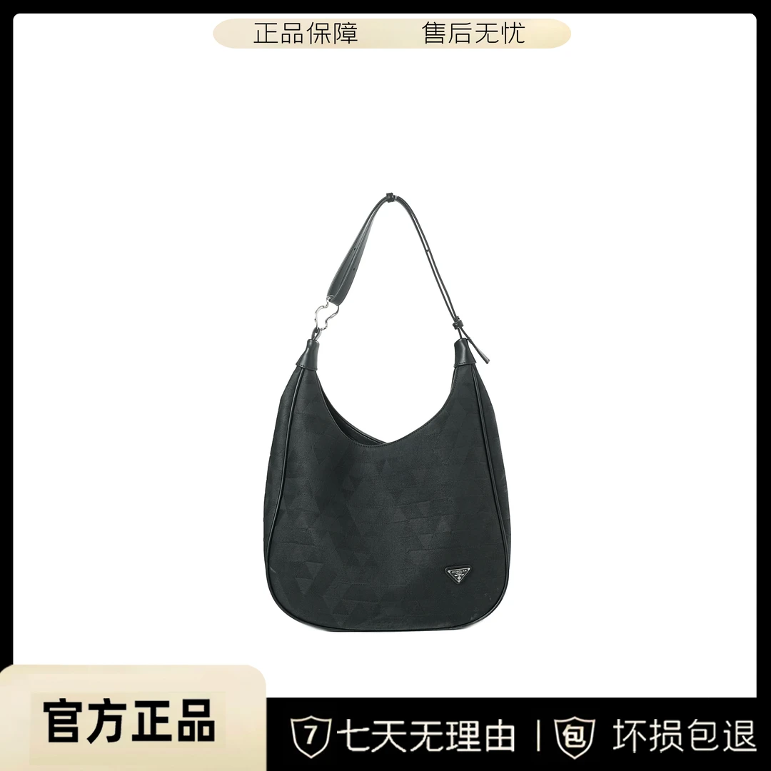 BV&BP新款牛皮黑色小众单肩时尚通勤女包BV2259-黑色