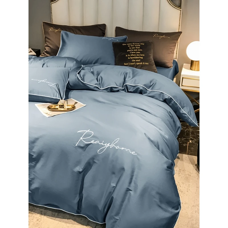 60支纯棉被套单件1.8x2.0m全棉学生宿舍150x200单双人被罩200x230