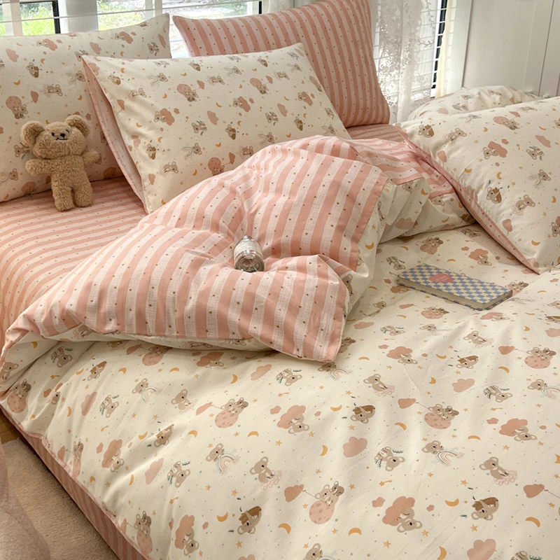 纯棉被套单件150x200x230全棉被罩冬季单双人1.5米学生宿舍被单女