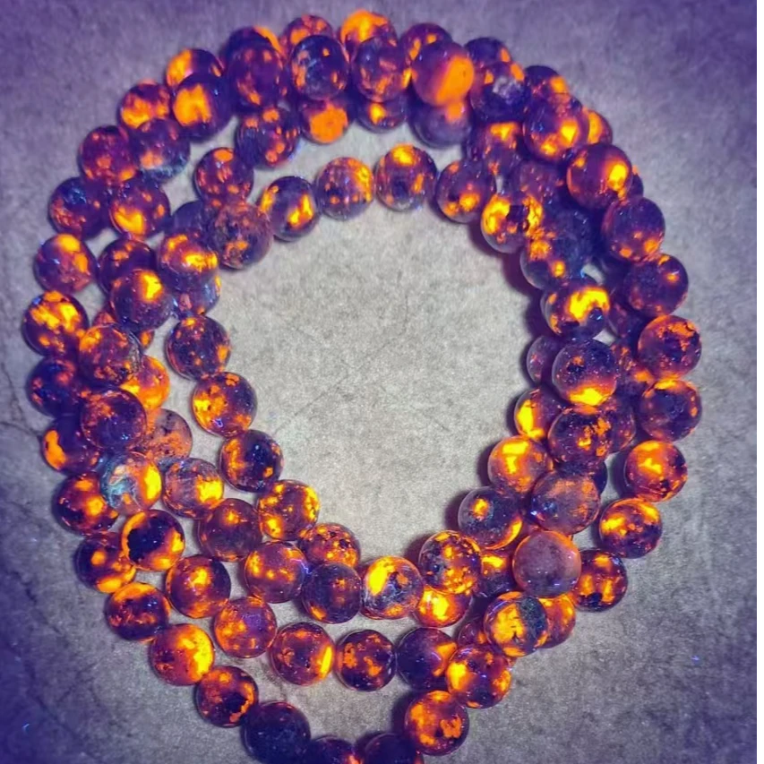 非金属珐琅手链 火灵手串AS113