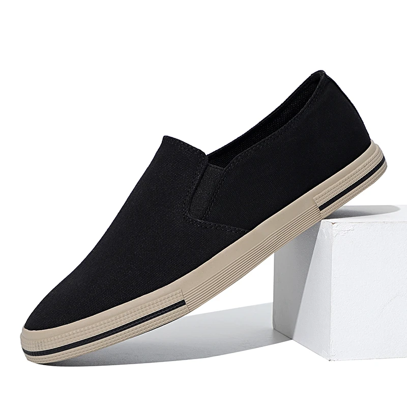 新款男鞋透气百搭软底板鞋百搭时尚休闲老北京布鞋BM-001