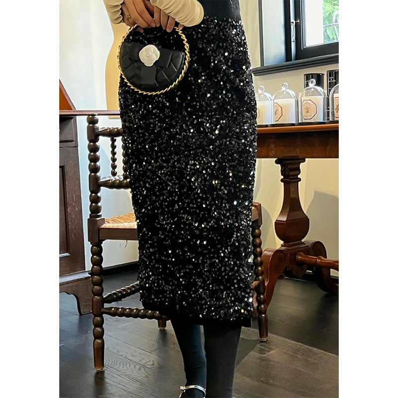 ReneRiva买手店 优雅bling半身裙