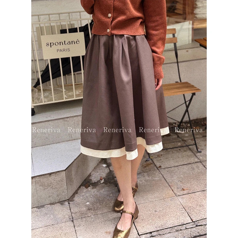 ReneRiva买手店 ICE DUST 松紧腰撞色半身裙