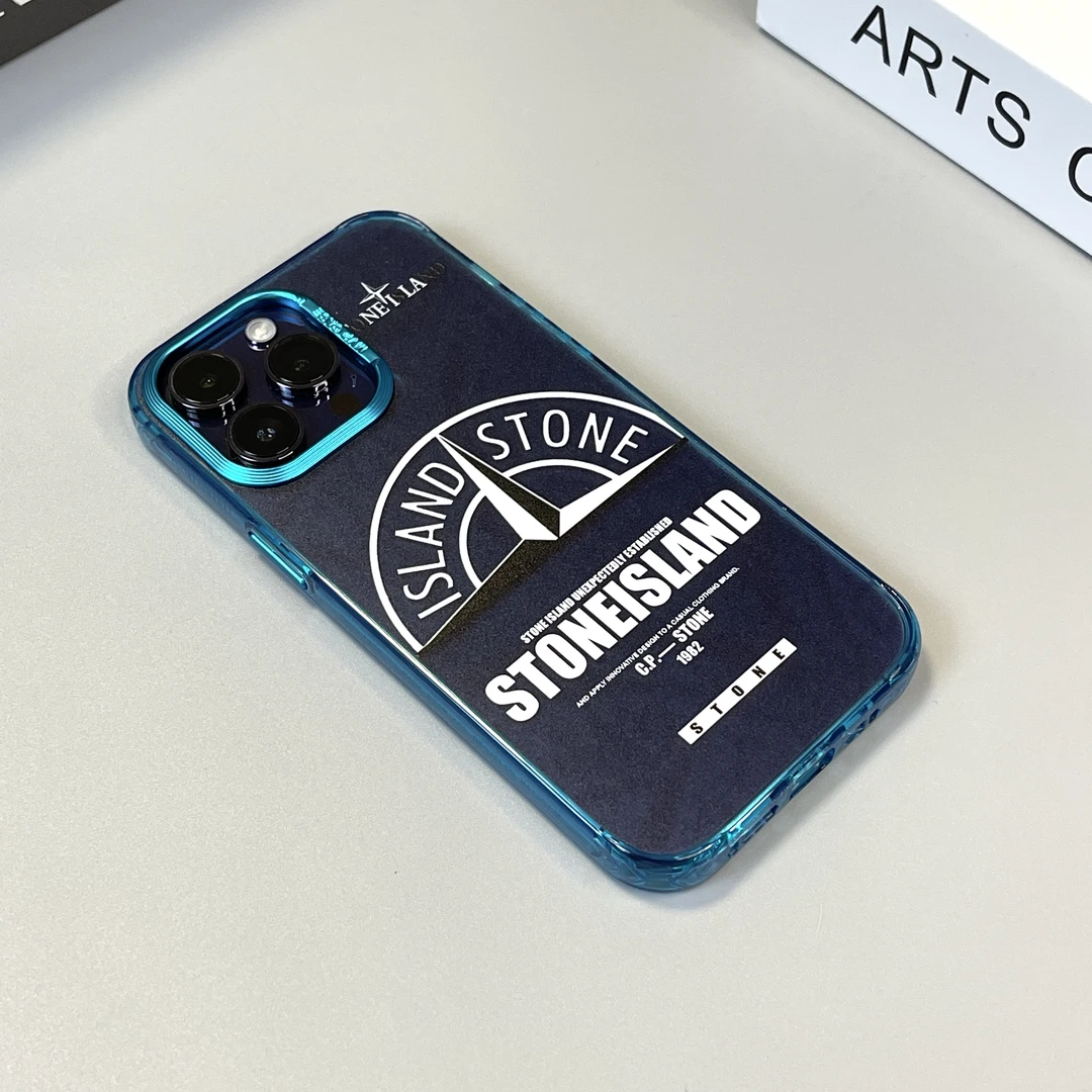 潮酷石头岛苹果14promax手机壳全包硅胶软防摔11创意小众12P新款