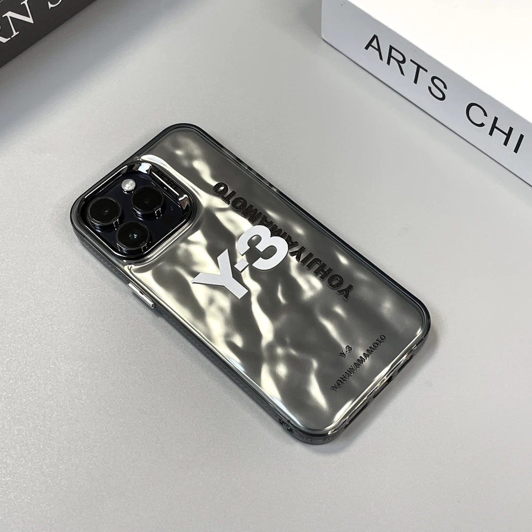 潮酷适用iPhone14promax手机壳电镀灰银苹果15新款情侣13磨砂12