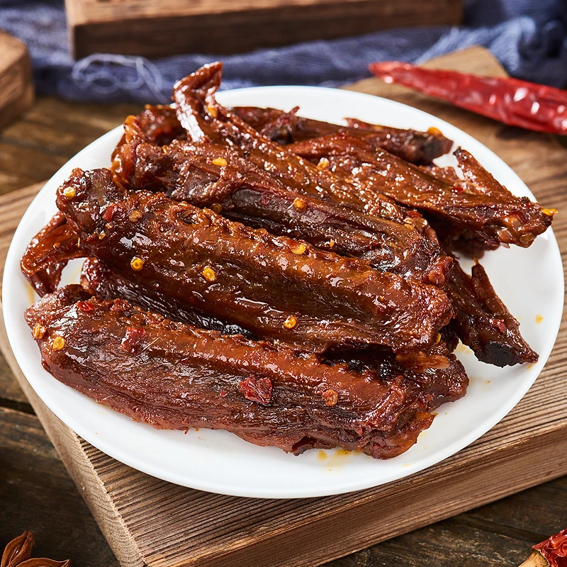 100gX2袋湖南麻辣鸭翅肉类熟食开袋即食零食解馋卤味夜宵休闲小吃
