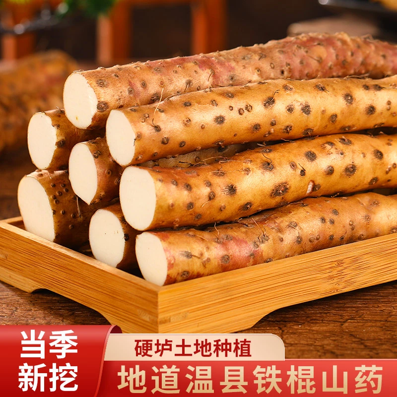 【高途专属】新鲜铁棍山药现挖现发河南温县山药软糯香甜3斤/5斤
