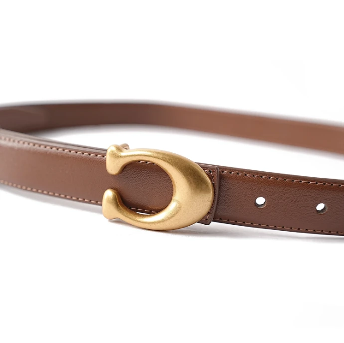 头层牛皮 秋季新款百搭简约风气质腰带Q