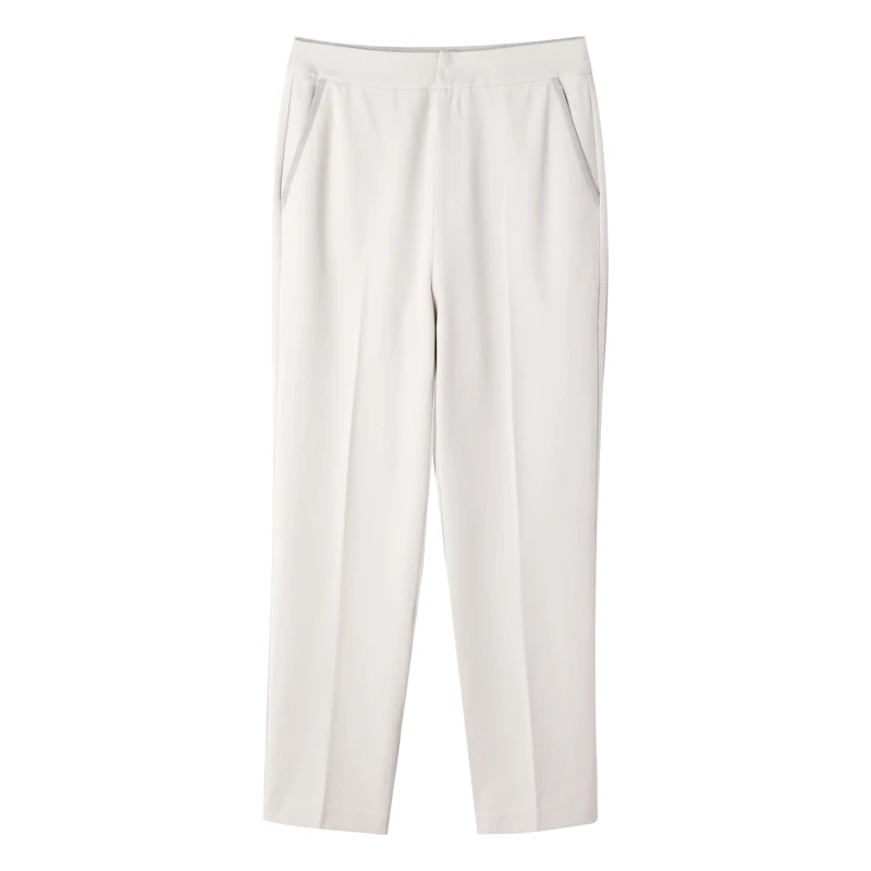 特价款6007春季新款职业通勤西装裤简约百搭休闲长裤y