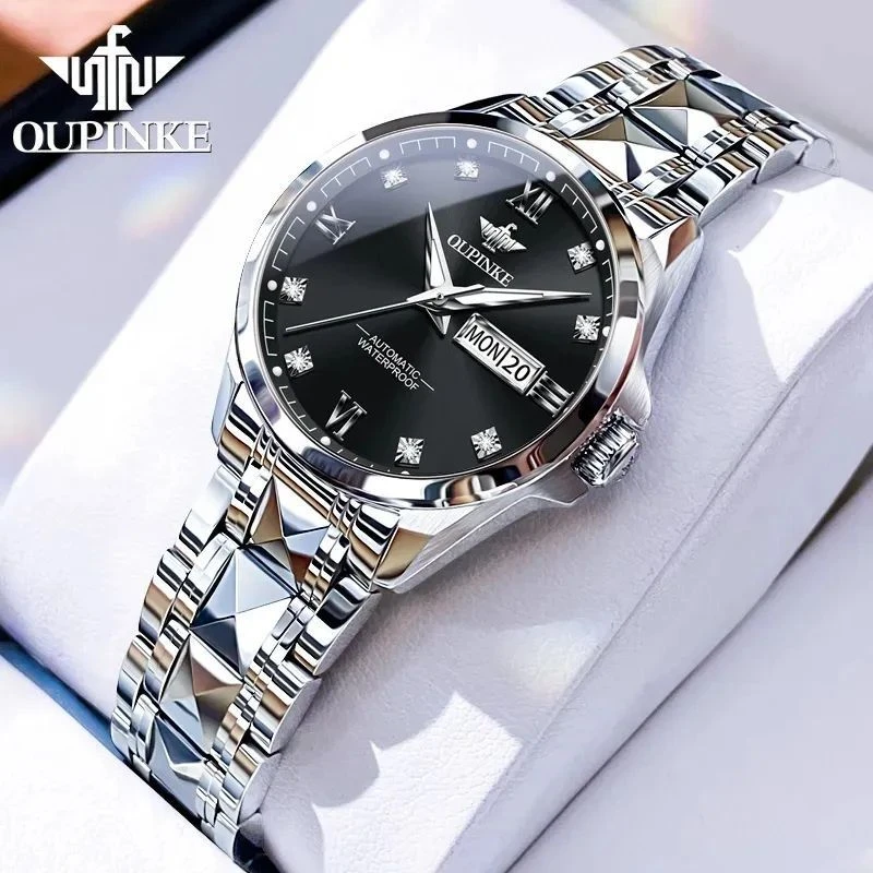 瑞士认证手表女2024新款高颜值爆款机械表全自动简约夜光高档女表