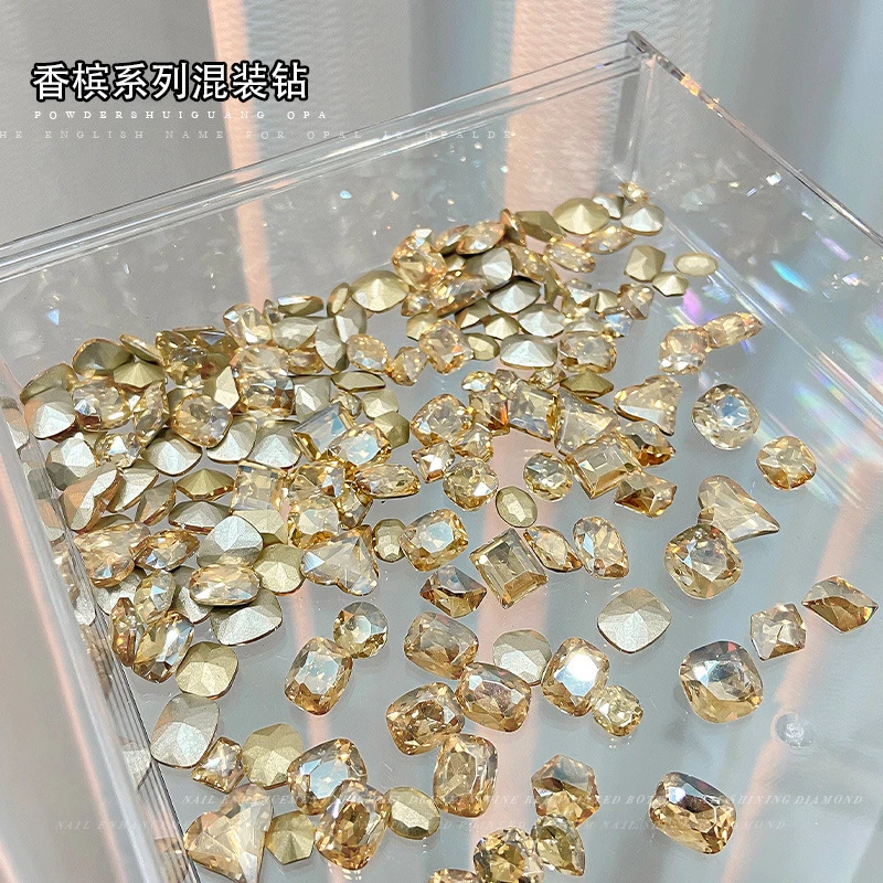 B【闪闪101-150】极光钻美甲 梧州K9水晶5A锆石超闪透亮钻