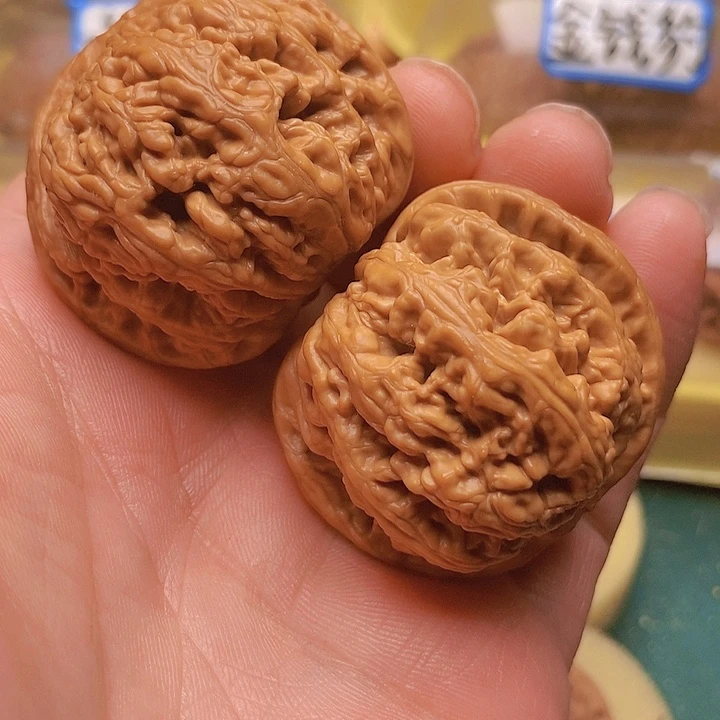 文玩核桃把件44全品大粗筋