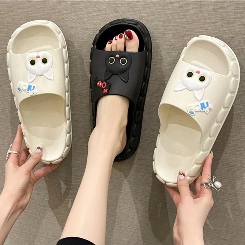 【太空人】拖鞋女夏季外穿卡通可爱家用厚底防滑浴室踩屎感凉拖鞋