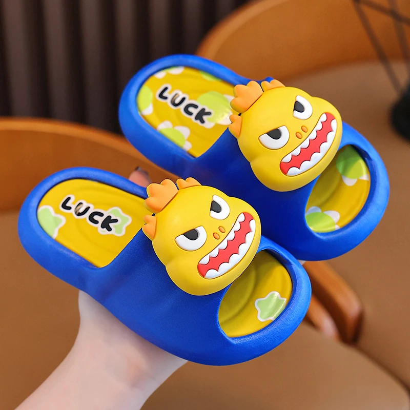 恐龙儿童拖鞋男童2024新款夏季室内家居宝宝防滑凉拖鞋女孩夏外穿