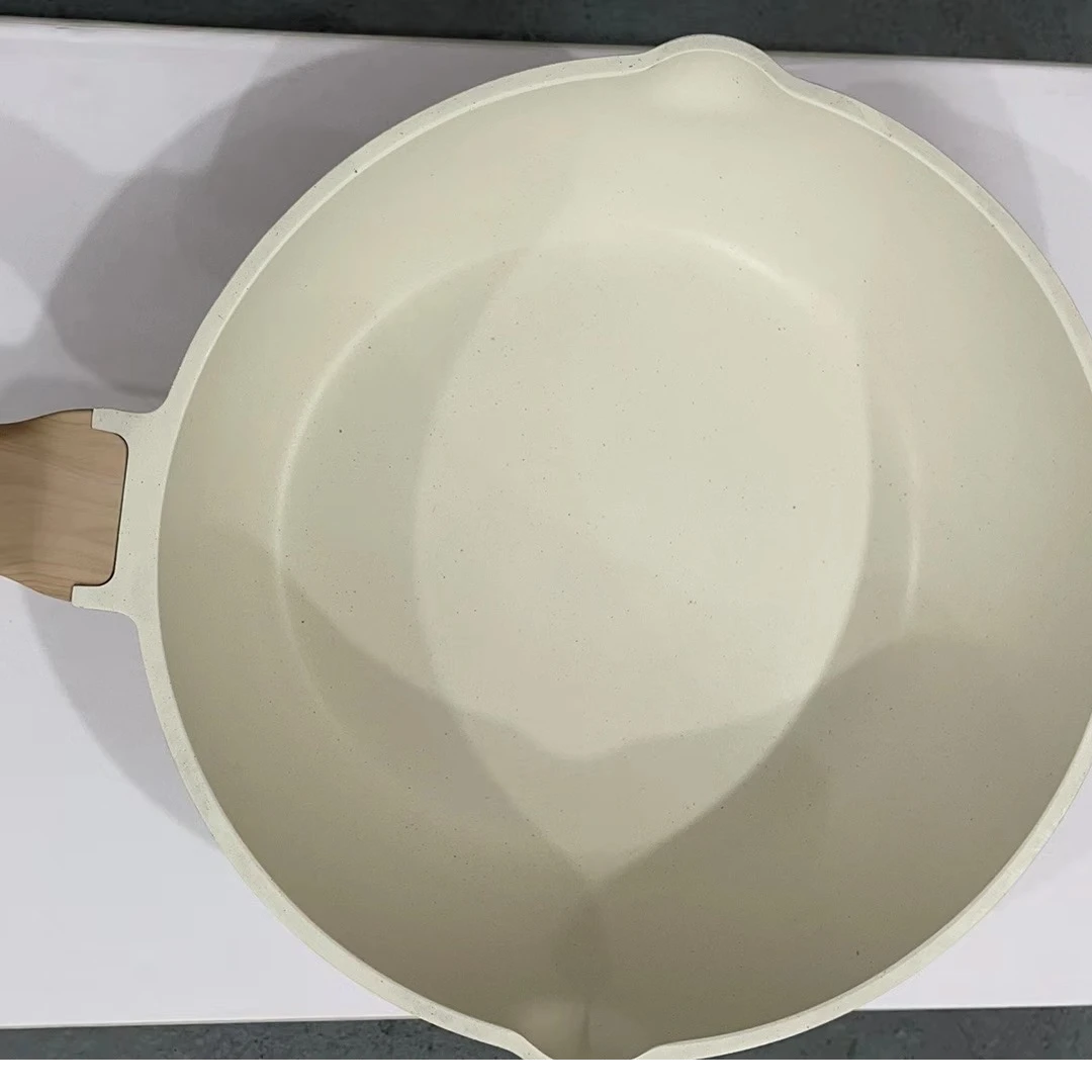 卡某特28口径平底深炒锅（微瑕）无盖