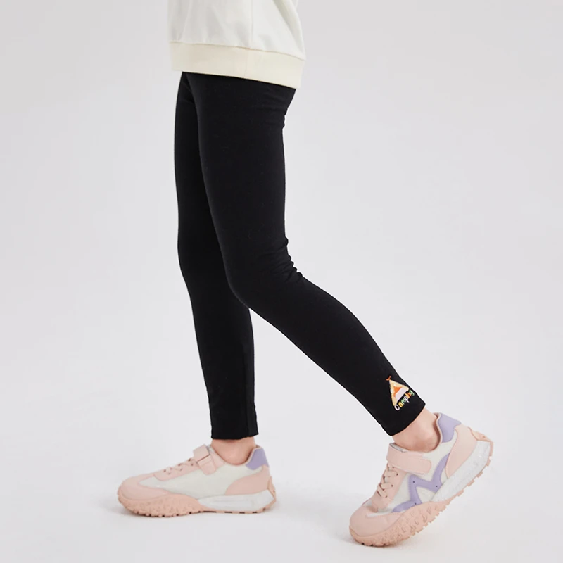 DEESHA/笛莎修身高弹多色裤2024新款休闲款中大童打底裤女童春秋