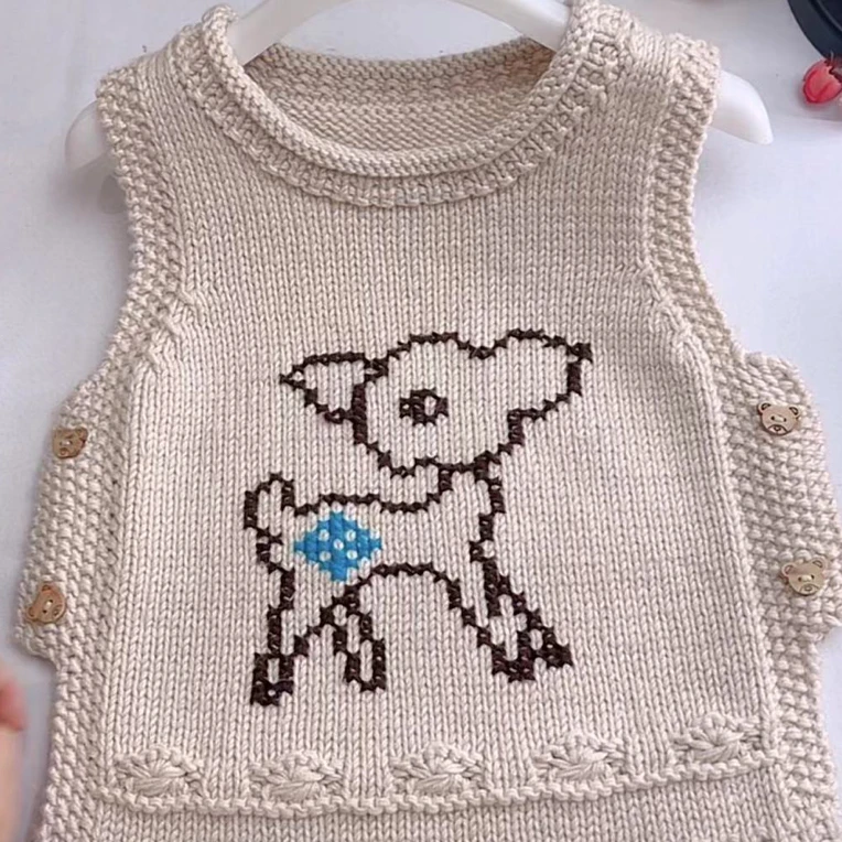 梅花鹿秋之韵线 材料包，非成品哦！送工具，送视频教程和图纸教程