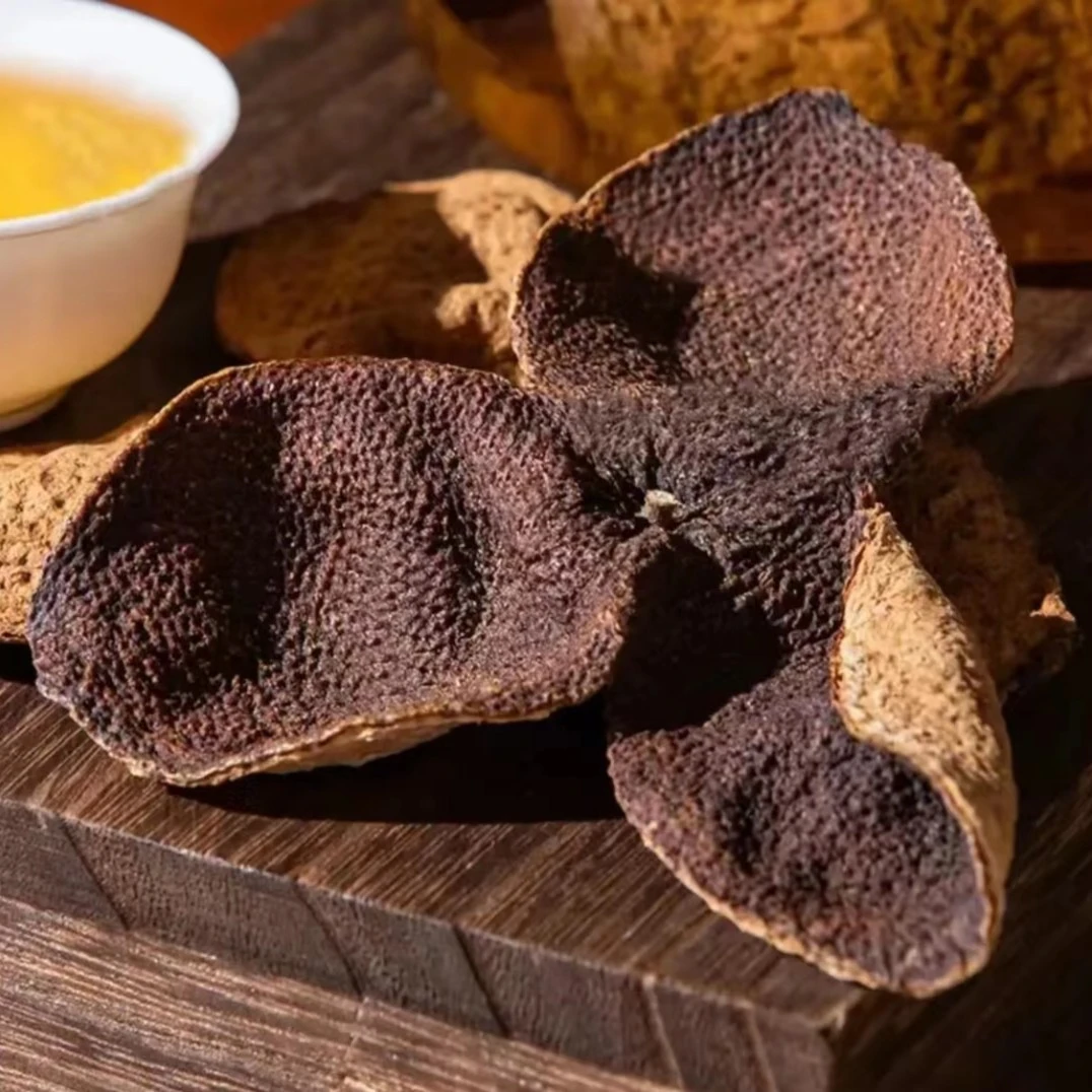 【兄妹茶叶】新会陈皮 1 圈枝晾晒大红皮 陈香甘甜醇厚