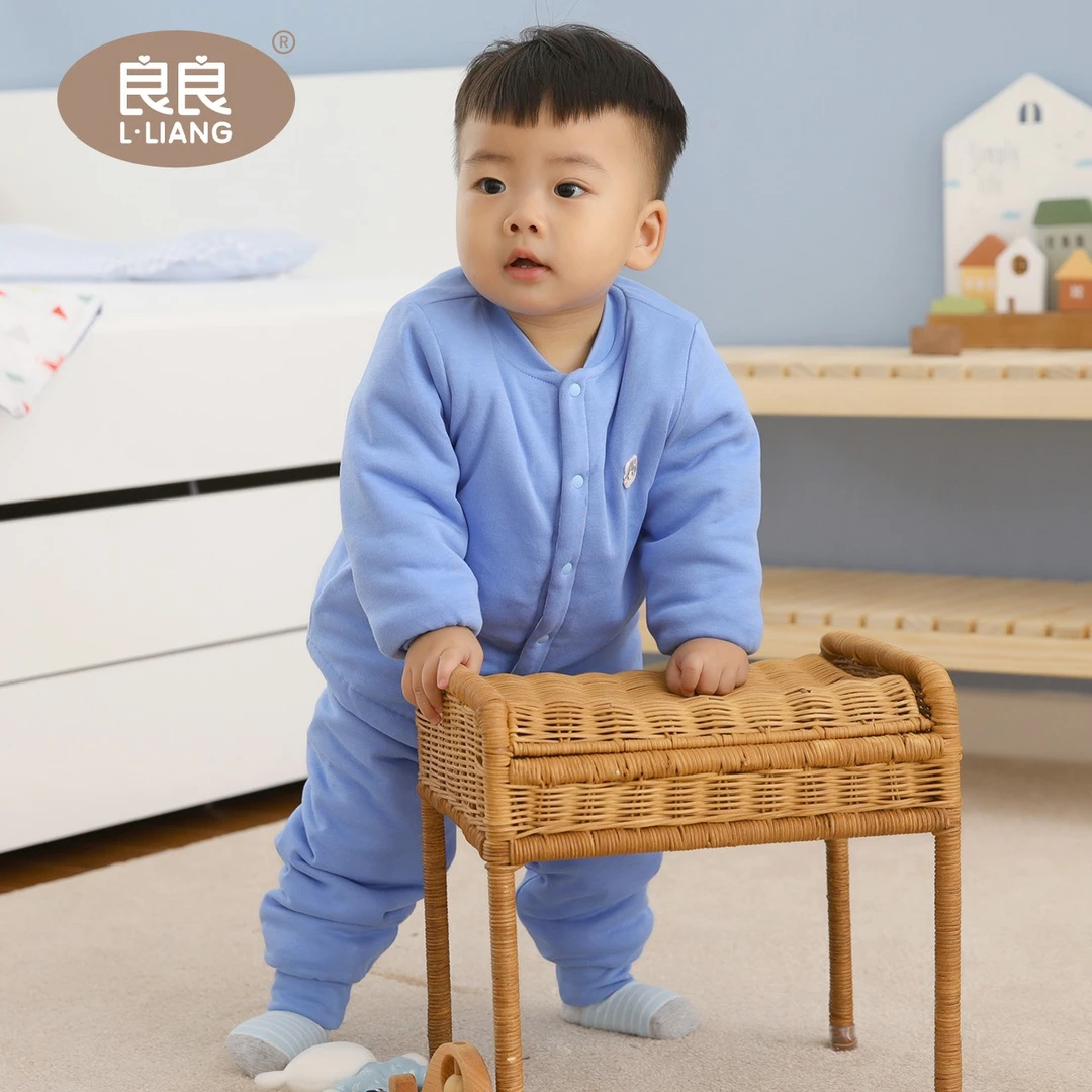 【官方旗舰】良良秋冬婴幼儿纯棉内衣套装两件套