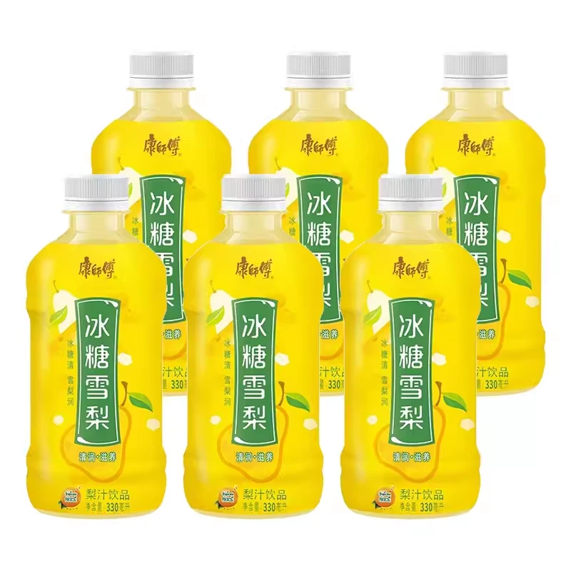 康师傅冰糖雪梨解渴清爽小瓶装便携冰爽果味饮料330ML夏季饮品