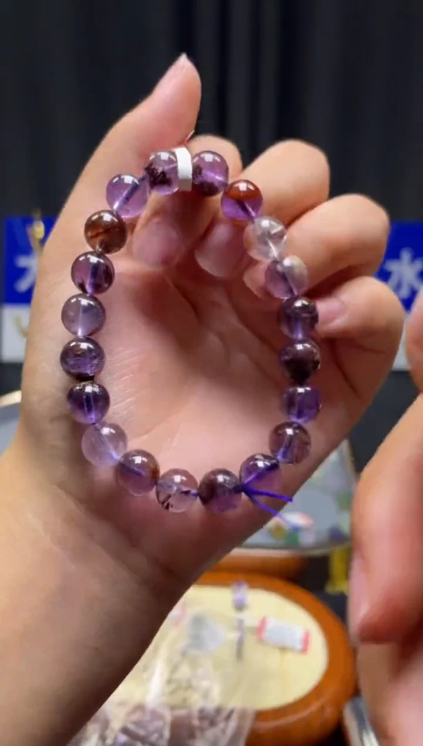 【闪购商品】水晶手串未镶嵌06a紫幽灵