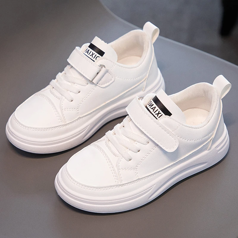 儿童小白鞋女童鞋子春秋新款软底男童运动鞋春季白色休闲百搭学生