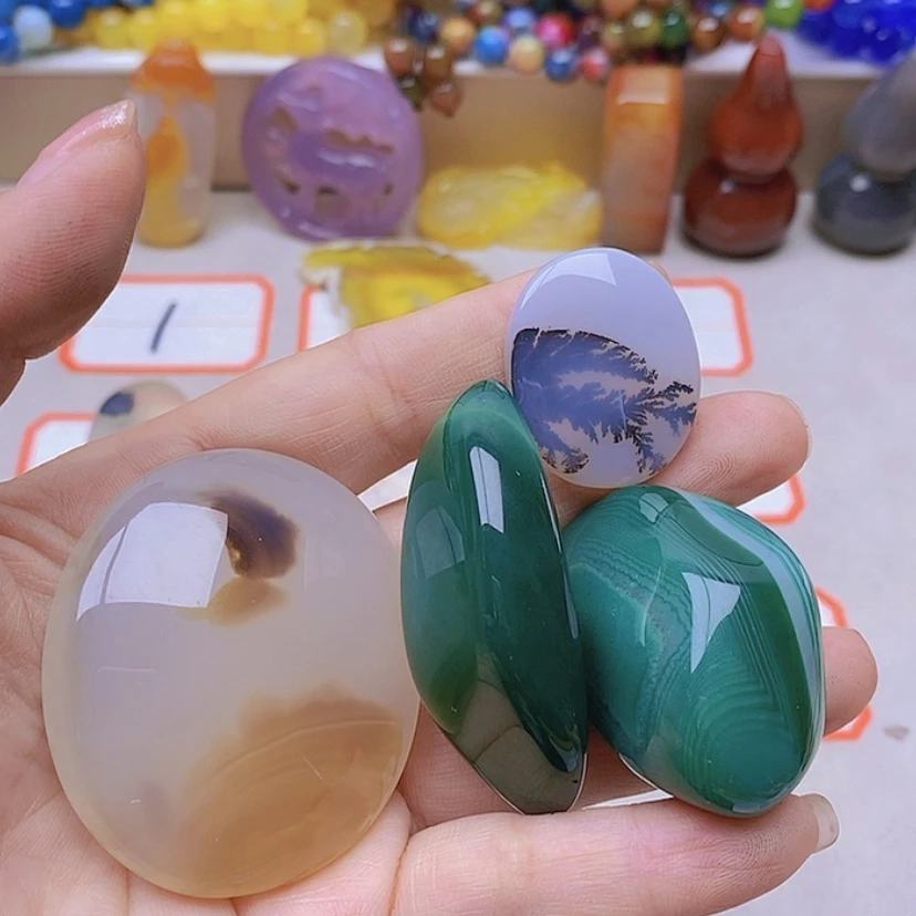 【闪购商品】玛瑙/玉髓珠宝半成品未镶嵌郑****)