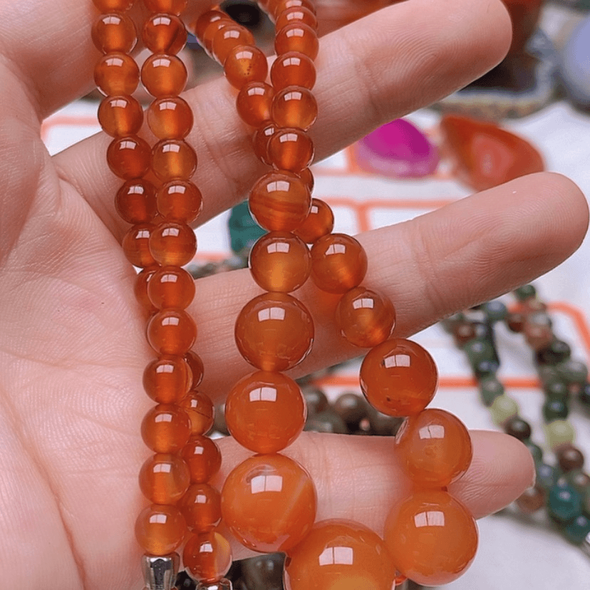 【闪购商品】玛瑙/玉髓珠宝半成品未镶嵌青****场