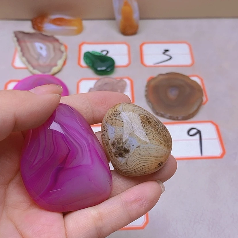 【闪购商品】玛瑙/玉髓颈饰未镶嵌彩