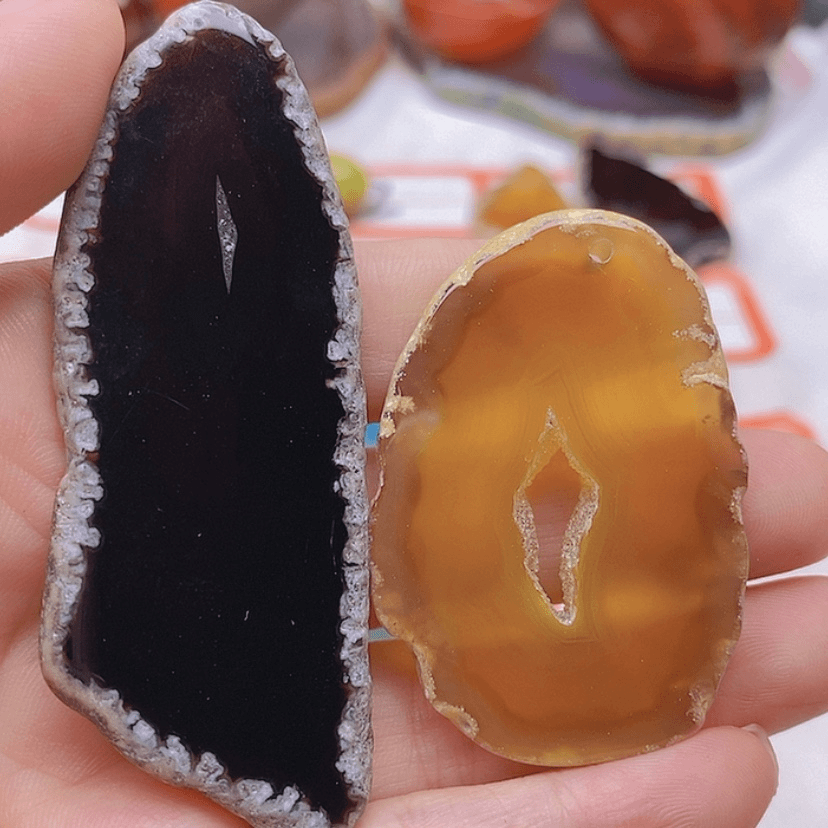 【闪购商品】玛瑙/玉髓珠宝半成品未镶嵌肉***包