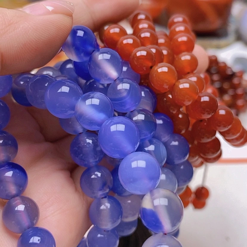 【闪购商品】玛瑙/玉髓珠宝半成品未镶嵌青****场