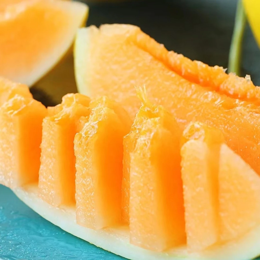 西域美农甘肃民勤蜜瓜2-3个装金红宝甜瓜爽口甜蜜新鲜应季