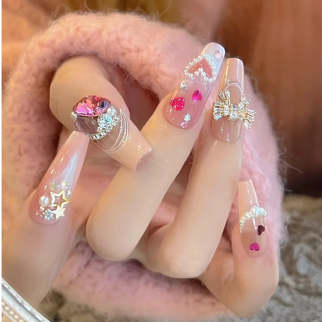 孤品百搭时尚甲片美甲纯手工穿戴甲NO退NO换高端品质（配工具包）