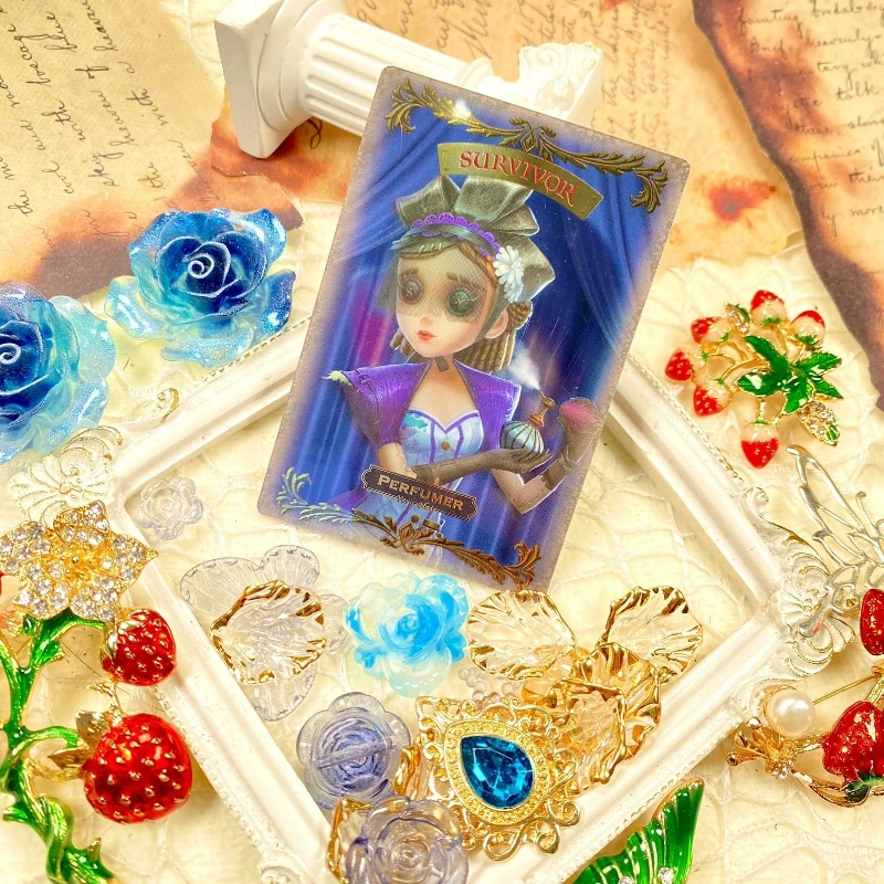 正版日谷子包邮第五人格调香师薇拉奈儿特价瑕疵原画原皮食玩卡