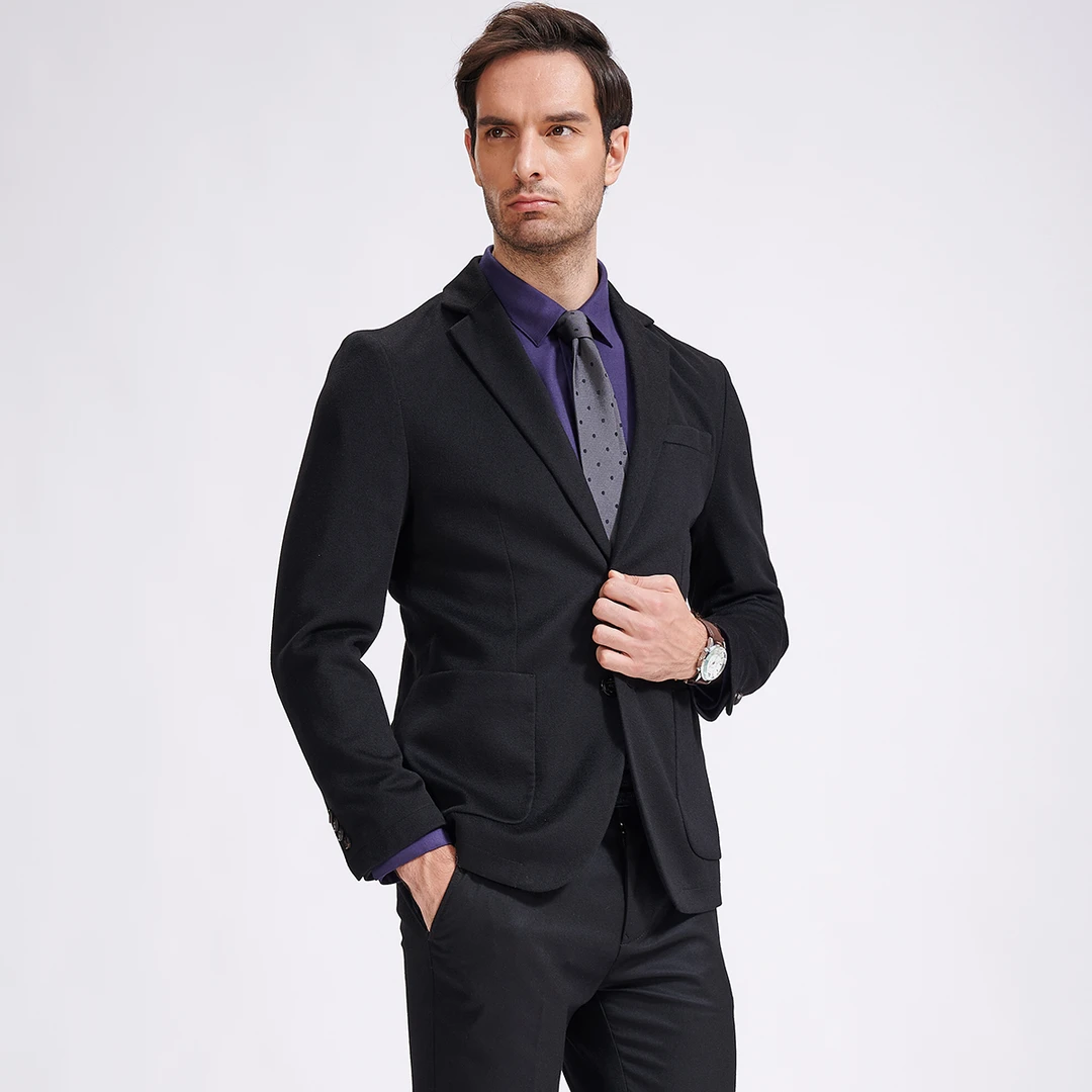 路卡迪龙-【LP山羊绒】男士秋冬经典穿搭单西绅士商务外套155216106