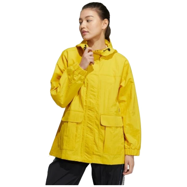 Adidas阿迪达斯#BJCC 女装宽松运动连帽夹克外套 H29543