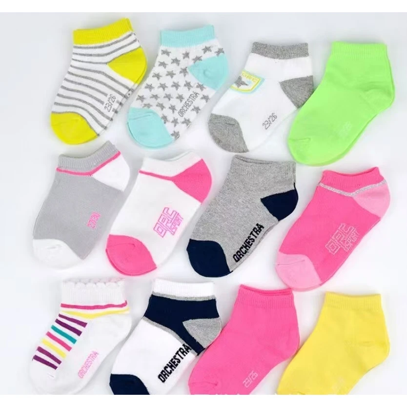 儿童船袜 儿童袜子浅口袜2-10岁短袜