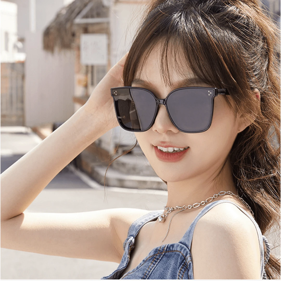 潮流百搭太阳镜高级感时尚潮流大框个性眼镜墨镜防紫外线修饰脸型