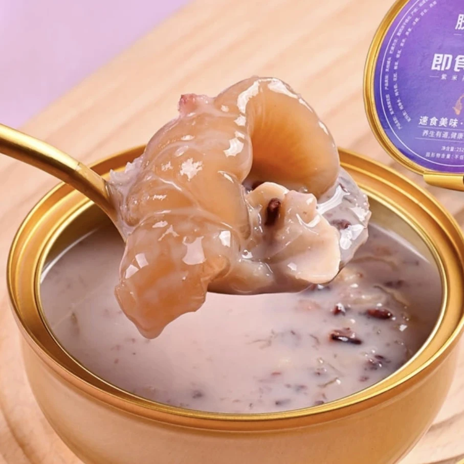 【直播推荐】锁鲜保存零添加即食花胶鲜炖厚椰乳紫米牛奶鱼胶
