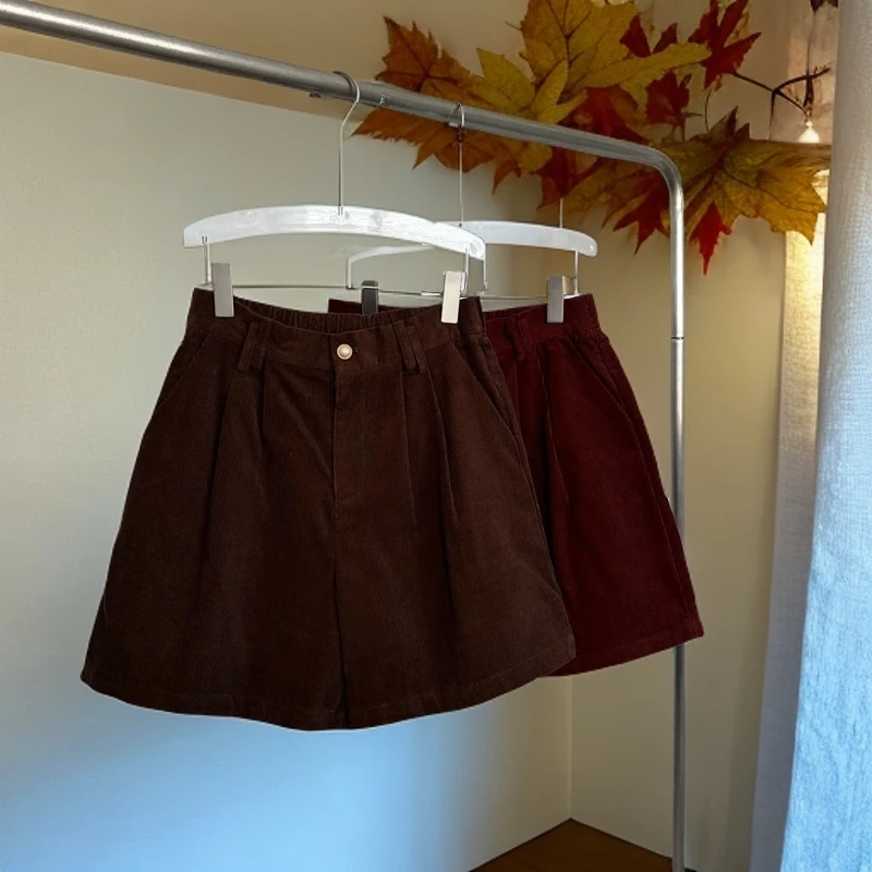【锦衣服饰】定7705灯芯绒时尚短裤