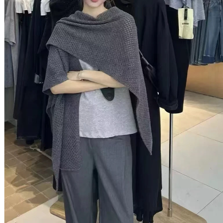 【锦衣服饰】0057时尚休闲针织披肩